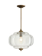 Ella Scallop Milk Glass Flush Mount Light