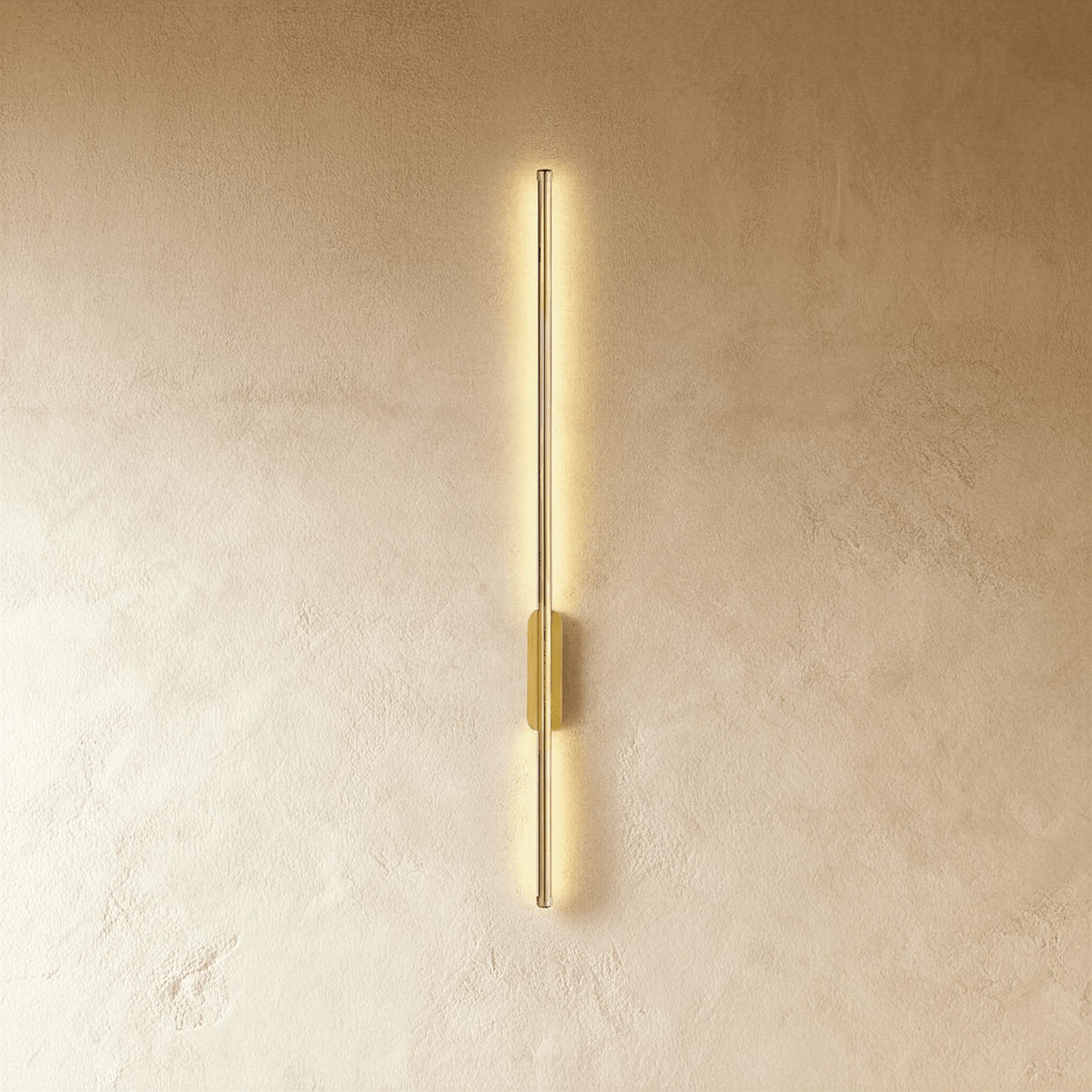 Briar Aluminium Wall Light for Living Room, front view