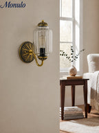 Ella Vintage Milk Glass Wall Sconce