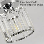 Lara Modern Crystal Flush Mount Ceiling Light
