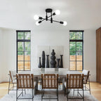Tira Modern Nordic Black Multi-Light Ceiling Light