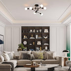 Tira Modern Nordic Black Multi-Light Ceiling Light