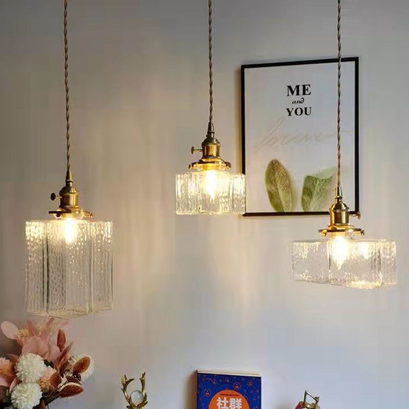 Onda Traditional Ripple Glass Pendant Light