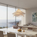 Sora Ethereal Bloom Floral Fabric Pendant Light