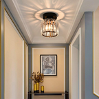 Lara Modern Crystal Flush Mount Ceiling Light