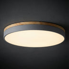 Marlowe Flush LED Ceiling Light with Wood Trim