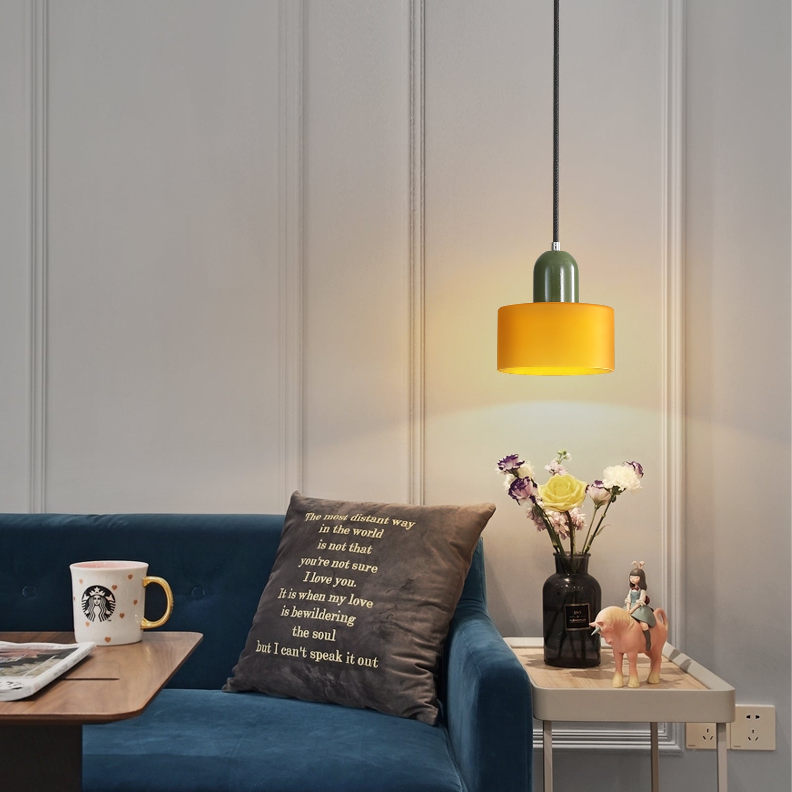 Linnea Bauhaus Glass Pendant Light for Kitchen