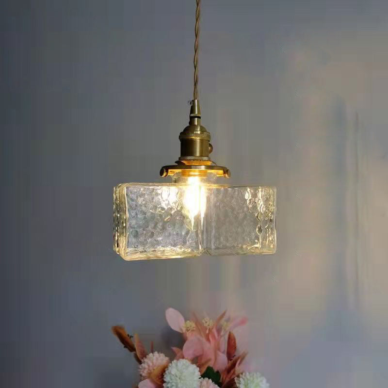 Onda Traditional Ripple Glass Pendant Light