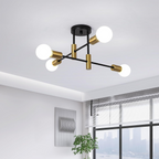 Tira Modern Nordic Black Multi-Light Ceiling Light