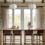 Ella Scallop Milk Glass Flush Mount Light