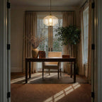 Ella Scallop Milk Glass Flush Mount Light