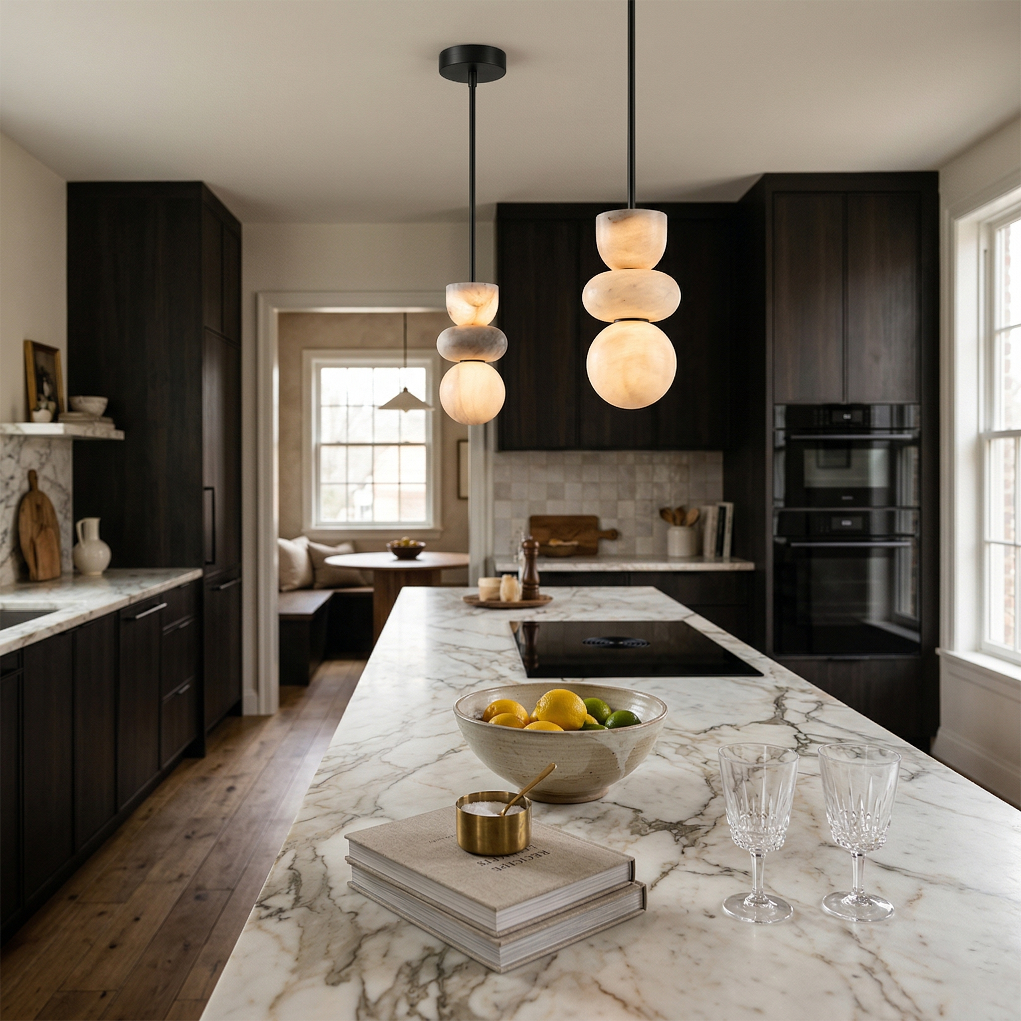 Savana Alabaster Totem Pendant Lamp