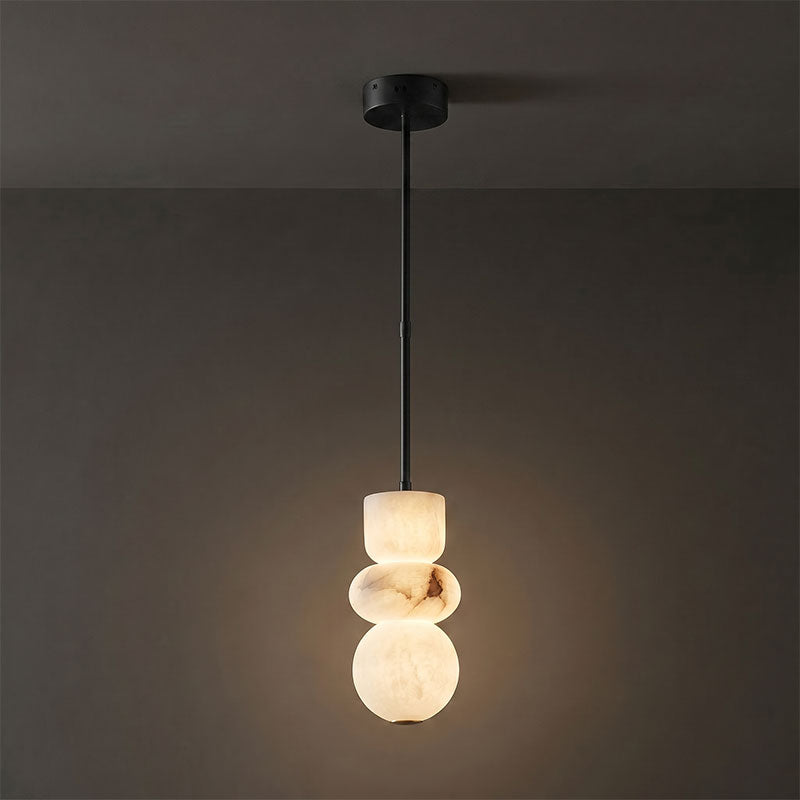 Savana Alabaster Totem Pendant Lamp