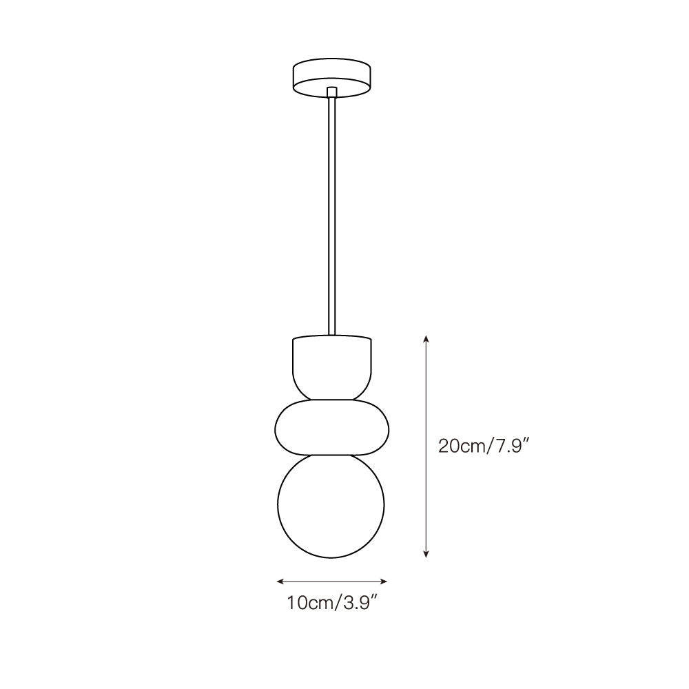 Savana Alabaster Totem Pendant Lamp