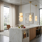 Savana Alabaster Totem Pendant Lamp