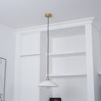 Savana Alabaster Dome Pendant Light