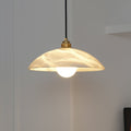 Savana Alabaster Dome Pendant Light