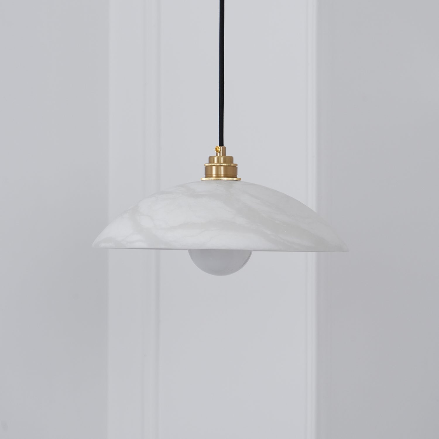 Savana Alabaster Dome Pendant Light