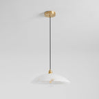 Savana Alabaster Dome Pendant Light