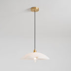 Savana Alabaster Dome Pendant Light
