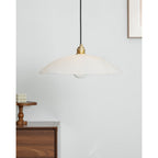 Savana Alabaster Dome Pendant Light