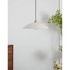 Savana Alabaster Dome Pendant Light