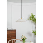 Savana Alabaster Dome Pendant Light