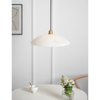 Savana Alabaster Dome Pendant Light