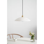 Savana Alabaster Dome Pendant Light