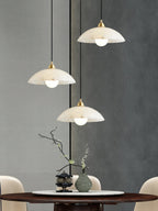 Savana Alabaster Dome Pendant Light