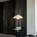 Savana Alabaster Dome Pendant Light