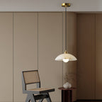 Savana Alabaster Dome Pendant Light