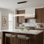 Savana Alabaster LED Linear Pendant Light