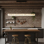 Savana Alabaster LED Linear Pendant Light