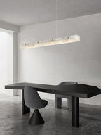 Savana Alabaster LED Linear Pendant Light