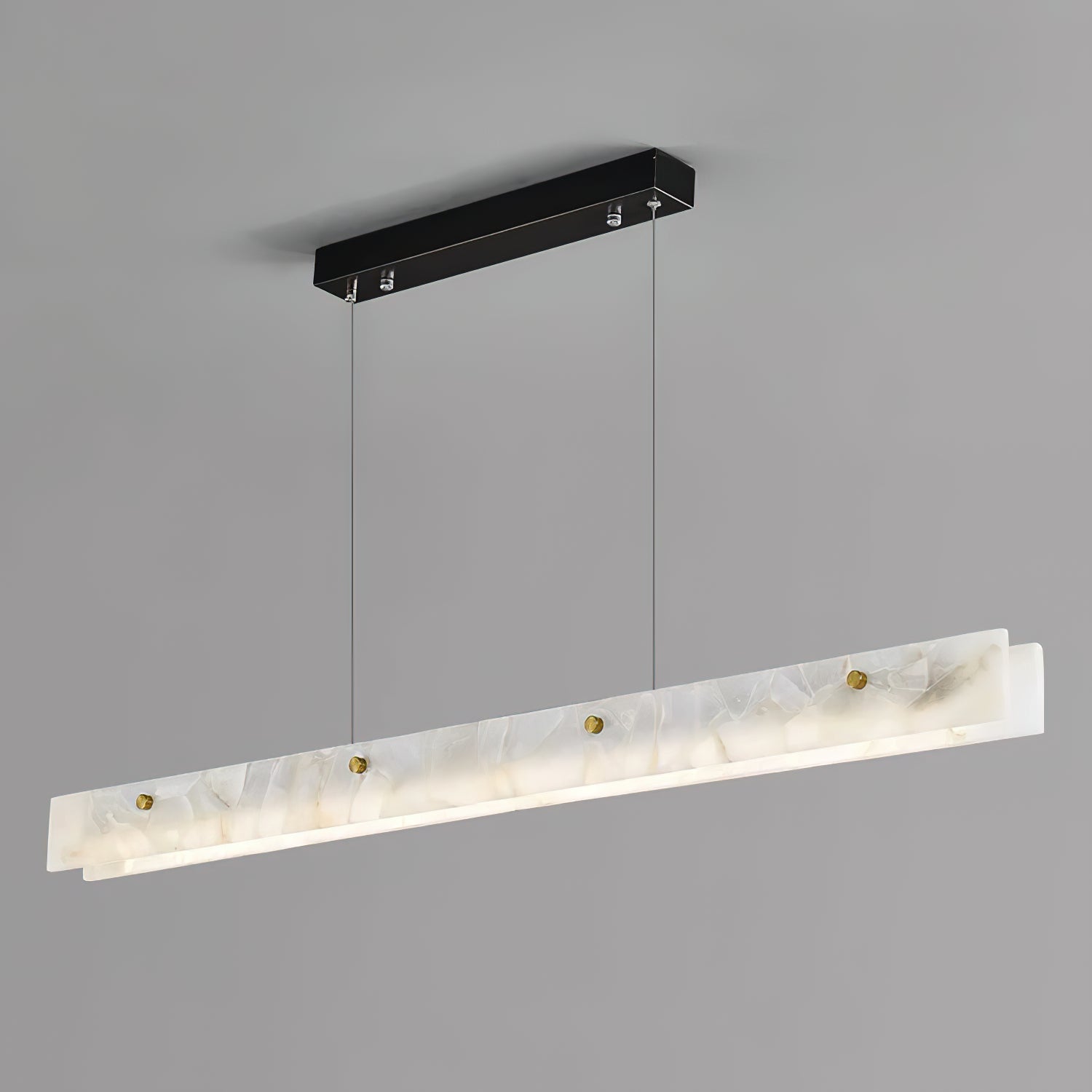 Savana Alabaster LED Linear Pendant Light