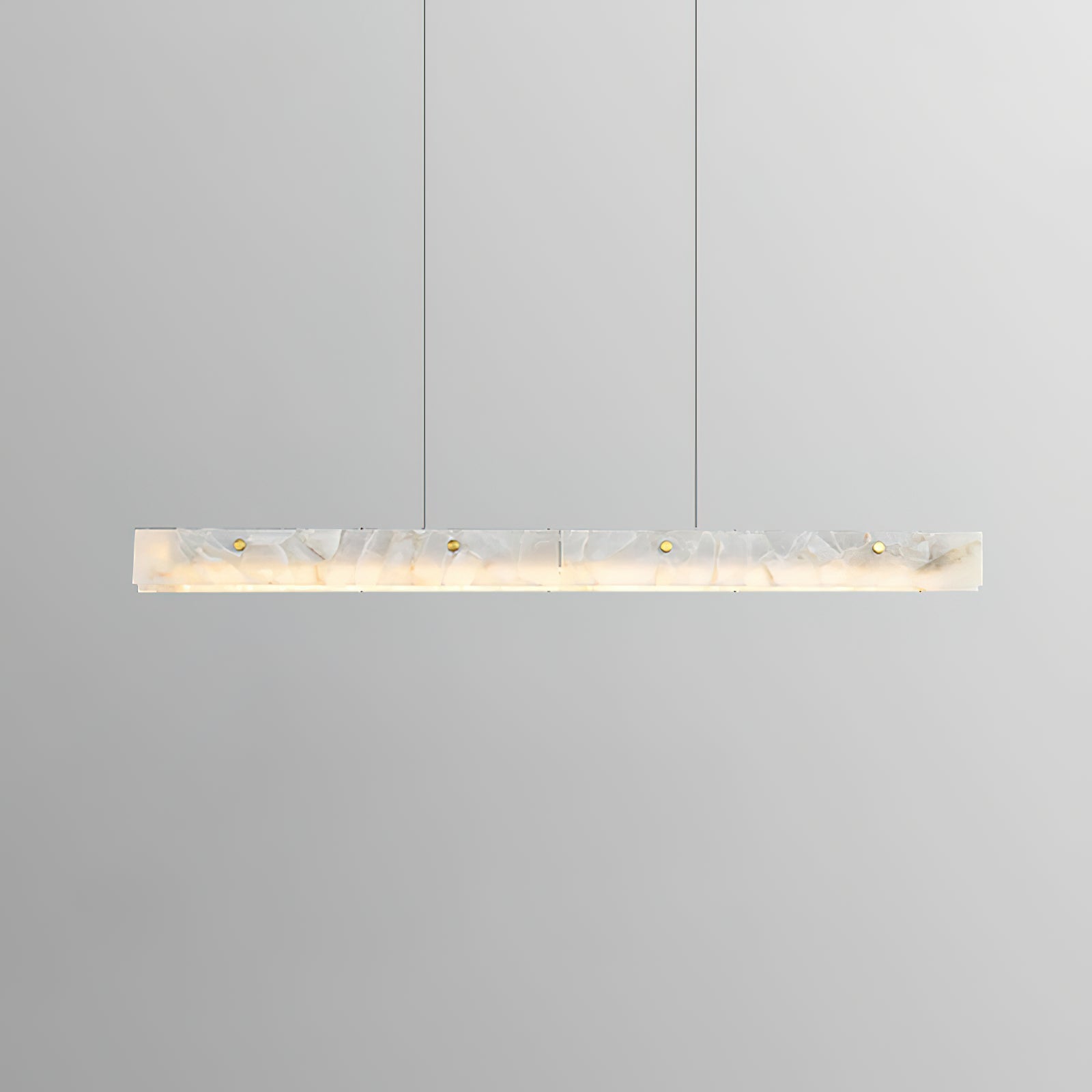 Savana Alabaster LED Linear Pendant Light