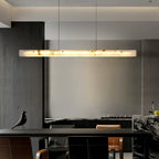 Savana Alabaster LED Linear Pendant Light