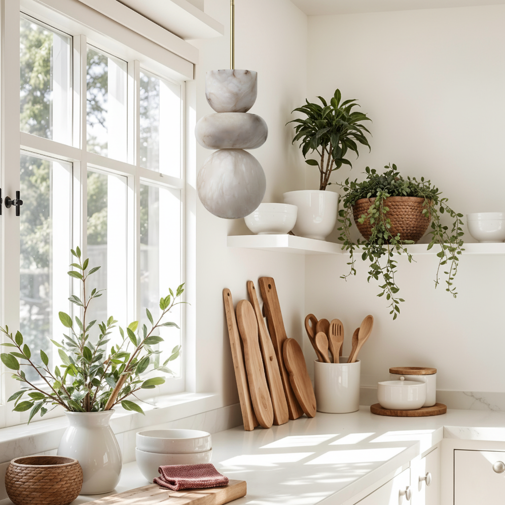 Savana Alabaster Totem Pendant Lamp