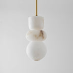 Savana Alabaster Totem Pendant Lamp
