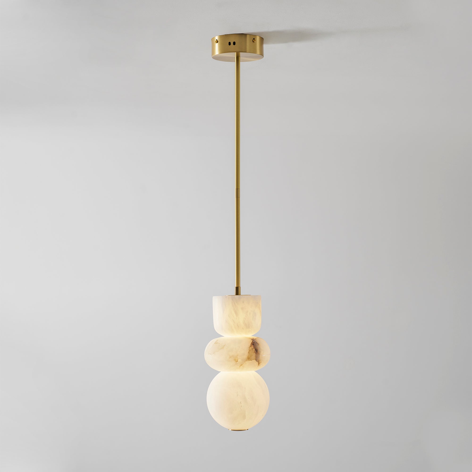 Savana Alabaster Totem Pendant Lamp
