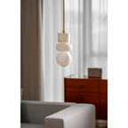 Savana Alabaster Totem Pendant Lamp
