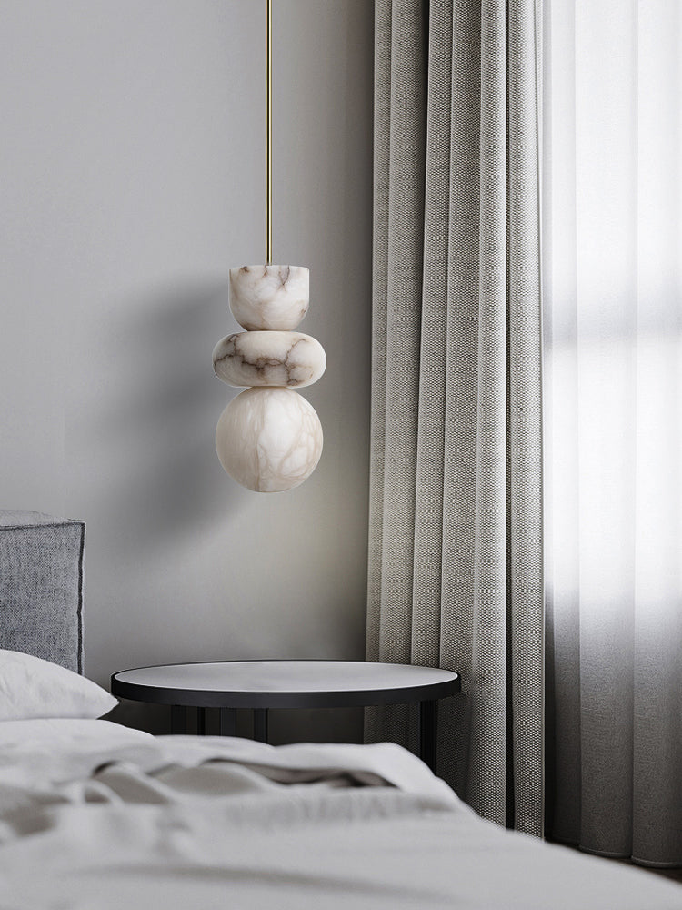 Savana Alabaster Totem Pendant Lamp