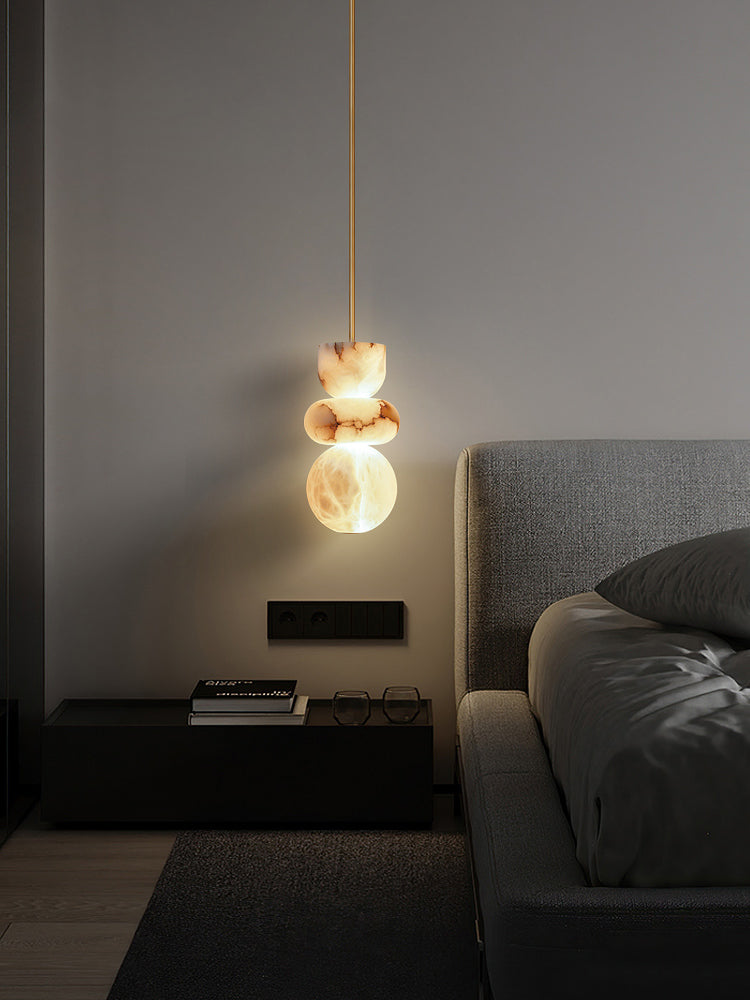 Savana Alabaster Totem Pendant Lamp
