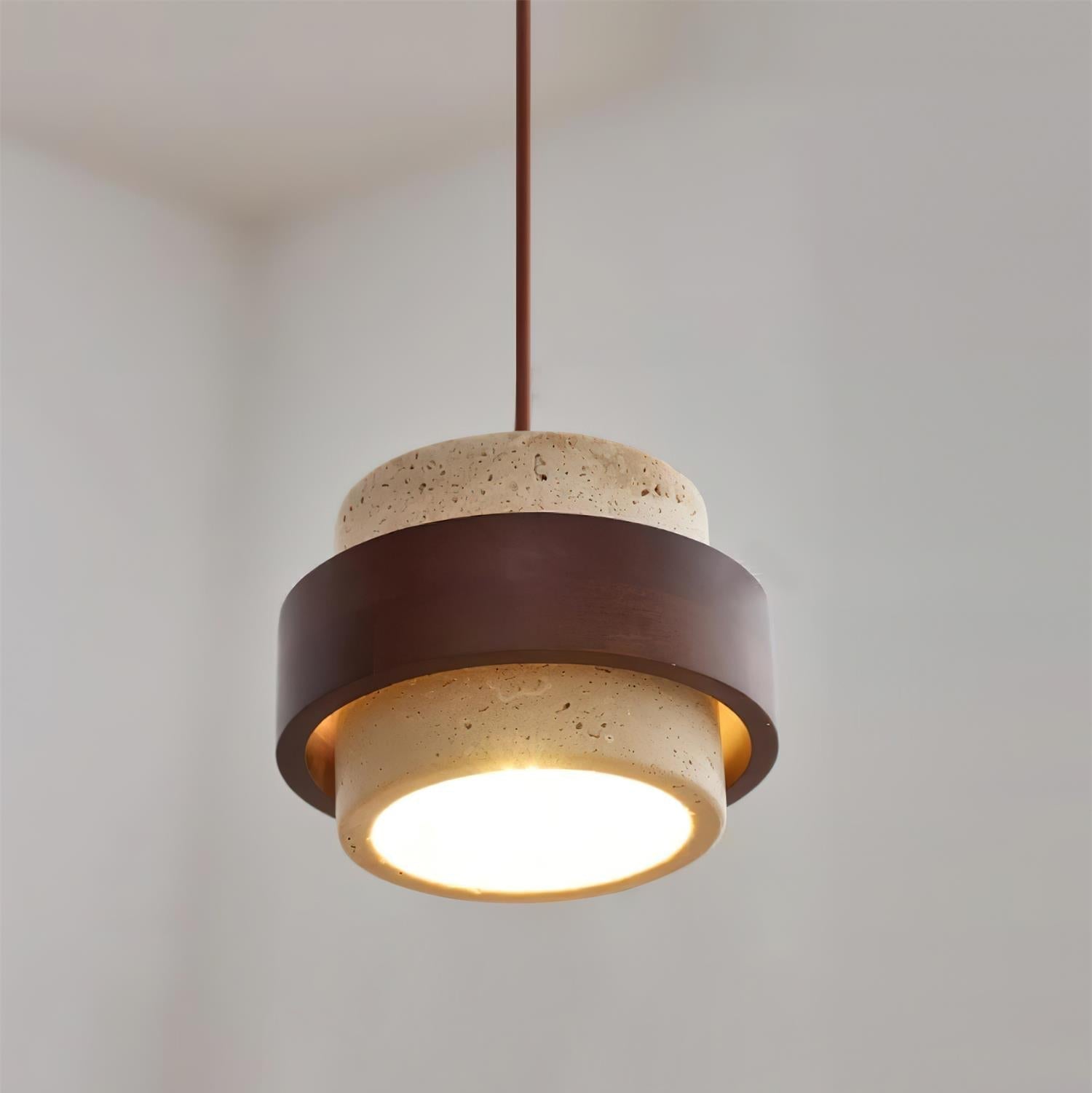 Paro Travertine Pendant Light