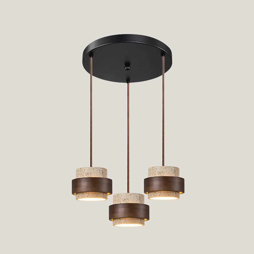 Paro Travertine Pendant Light