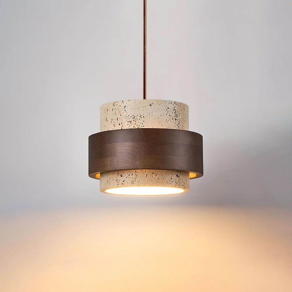 Paro Travertine Pendant Light