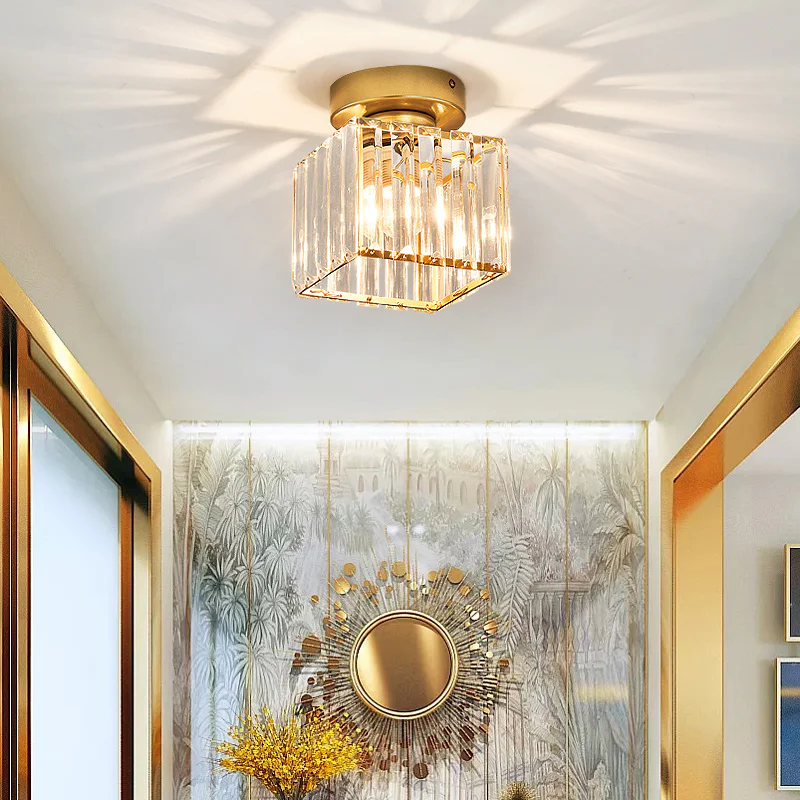 Lara Modern Crystal Flush Mount Ceiling Light