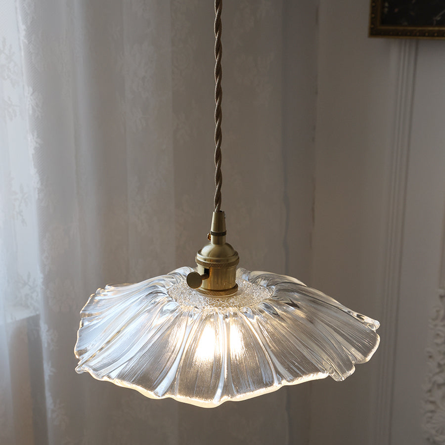 Pala Flower Glass Ceiling Pendant Light