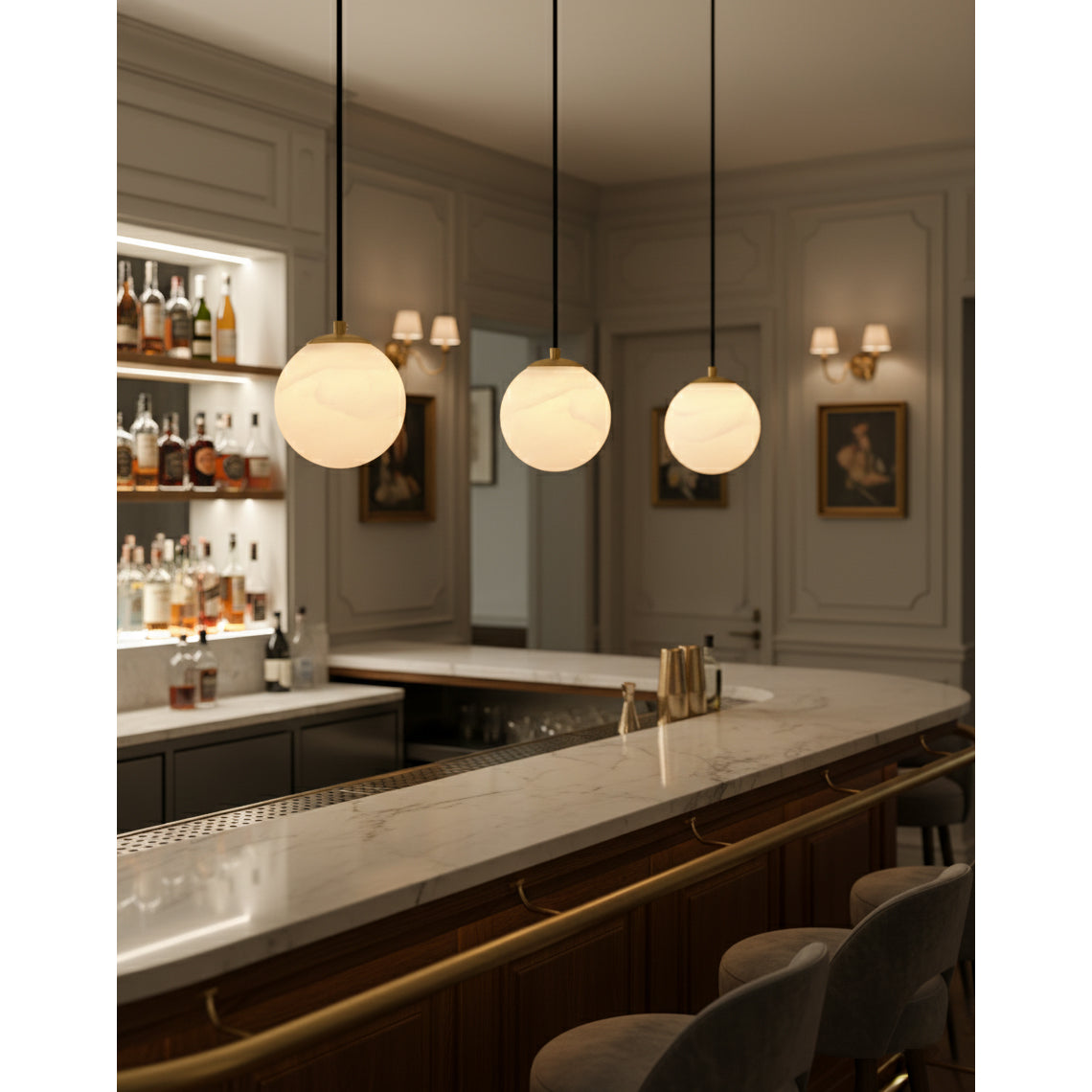 Savana Alabaster Pendant Light